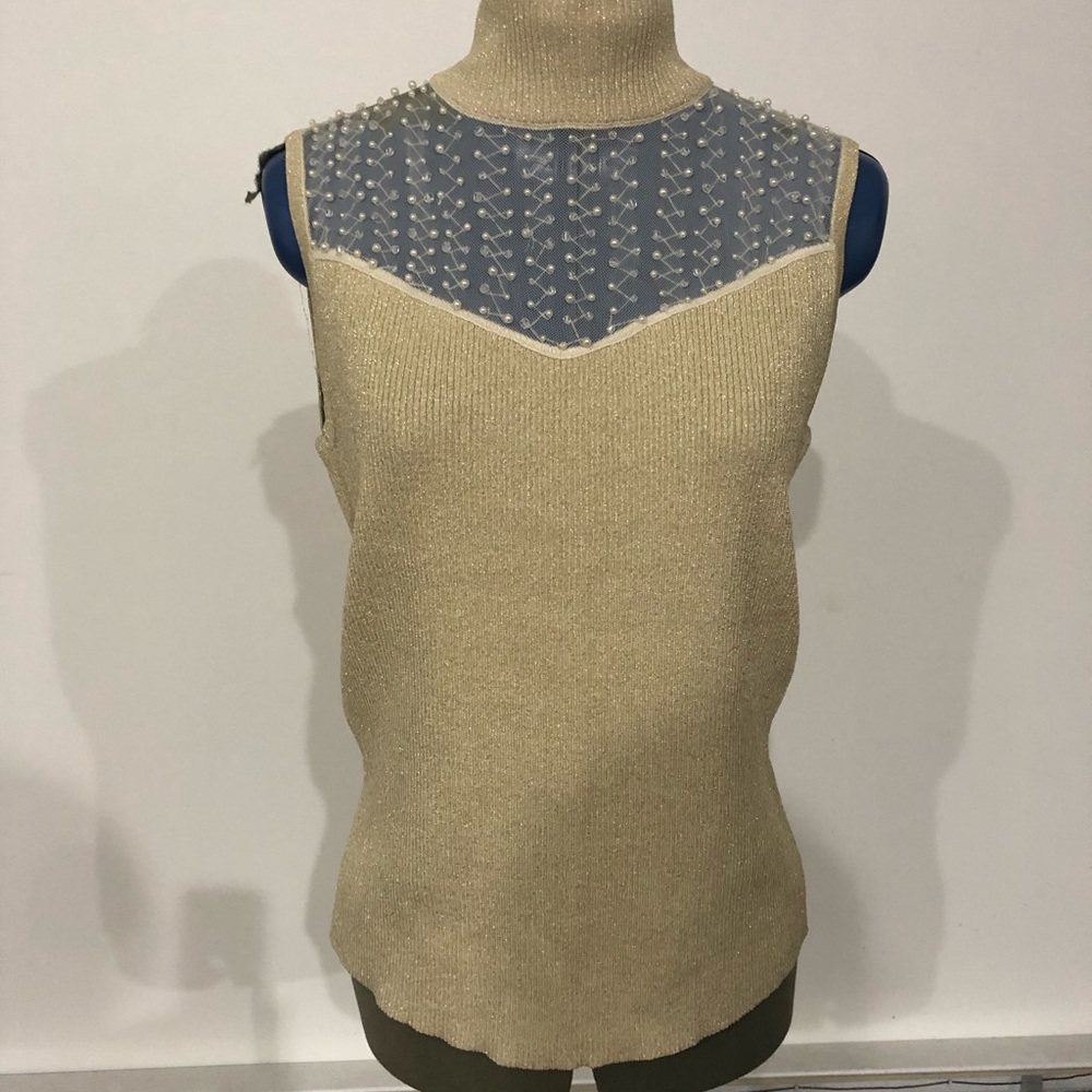 Cable and gauge Blouse
